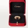 Clash De Cartier-ring, medelstor modell – rosa guld – Cartier