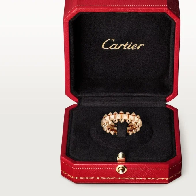 Clash De Cartier-ring, medelstor modell – rosa guld – Cartier