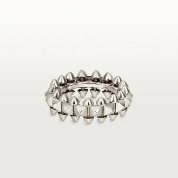 Clash De Cartier-ring, medelstor modell – vitguld – Cartier