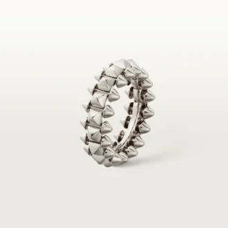 Clash De Cartier-ring, medelstor modell – vitguld – Cartier
