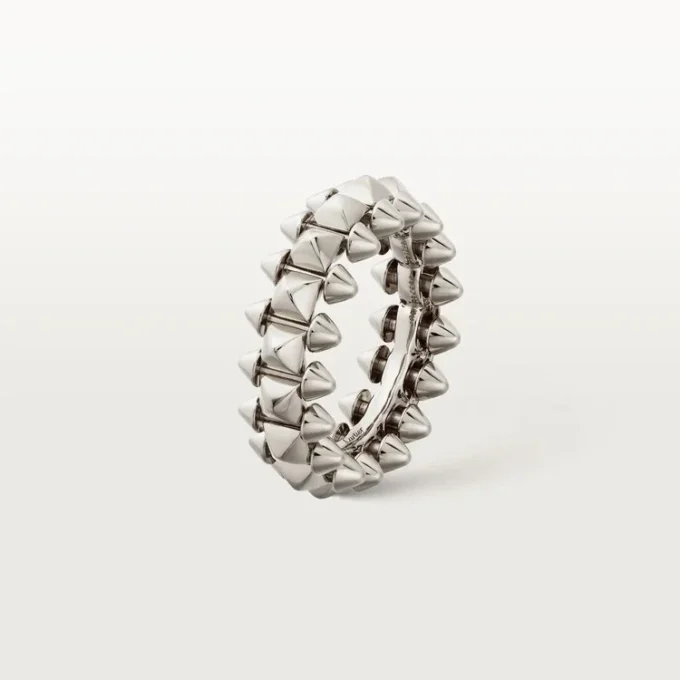 Clash De Cartier-ring, medelstor modell – vitguld – Cartier