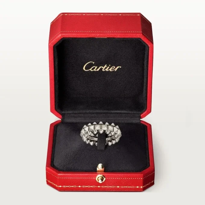 Clash De Cartier-ring, medelstor modell – vitguld – Cartier