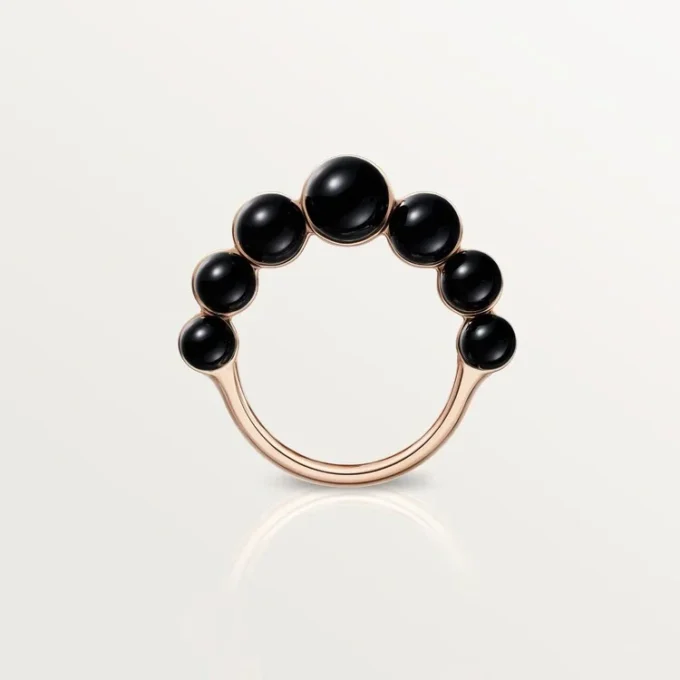 Clash De Cartier-ring, onyx, extra stor modell, diamanter