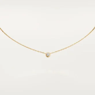 Diamants Legers halsband, Lm – gult guld, diamant – Cartier