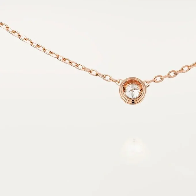 Diamants Legers halsband, Lm – rosa guld, diamant – Cartier Diamants Legers halsband, Lm – rosa guld, diamant – Cartier