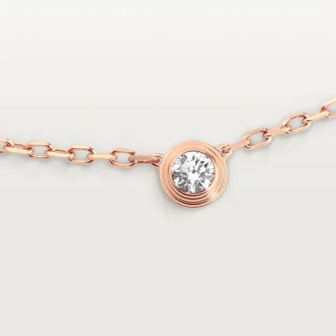 Diamants Legers halsband, Sm – Roséguld, Diamant – Cartier Diamants Legers halsband, Sm – Roséguld, Diamant – Cartier