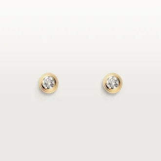 Diamants Legers örhängen – gult guld, diamanter – Cartier