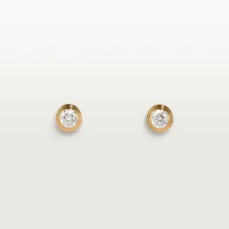 Diamants Legers örhängen, mm – gult guld, diamanter – Cartier