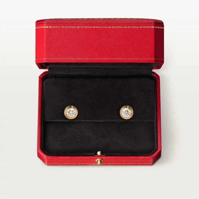 Diamants Legers örhängen, mm – gult guld, diamanter – Cartier Diamants Legers örhängen, mm – gult guld, diamanter – Cartier