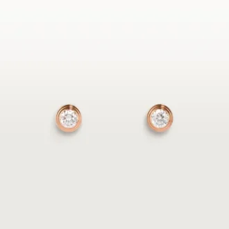 Diamants Legers örhängen, mm – rosa guld, diamanter – Cartier