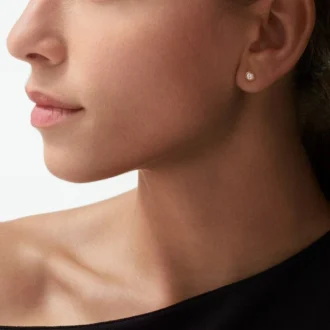Diamants Legers örhängen, mm – rosa guld, diamanter – Cartier