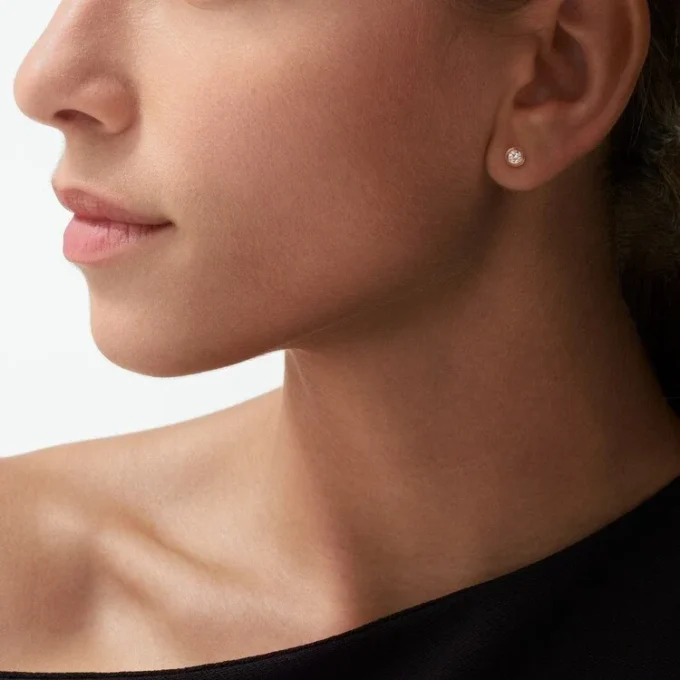 Diamants Legers örhängen, mm – rosa guld, diamanter – Cartier Diamants Legers örhängen, mm – rosa guld, diamanter – Cartier