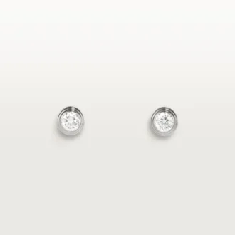 Diamants Legers örhängen, mm – vitguld, diamanter – Cartier