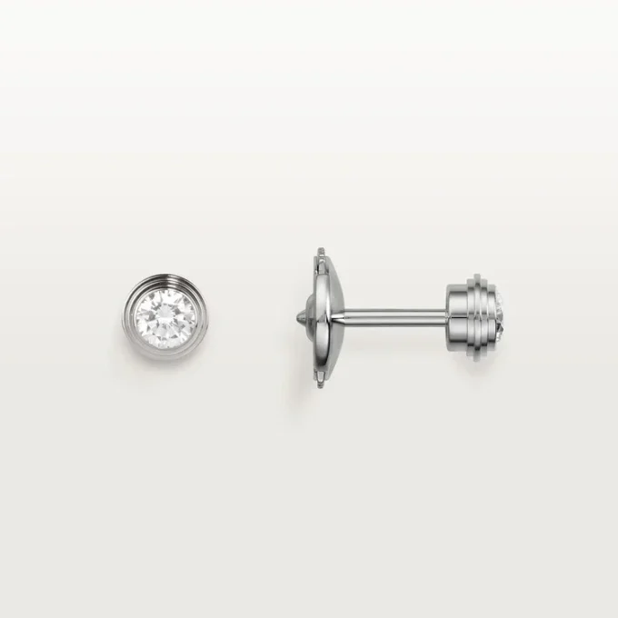 Diamants Legers örhängen, mm – vitguld, diamanter – Cartier Diamants Legers örhängen, mm – vitguld, diamanter – Cartier