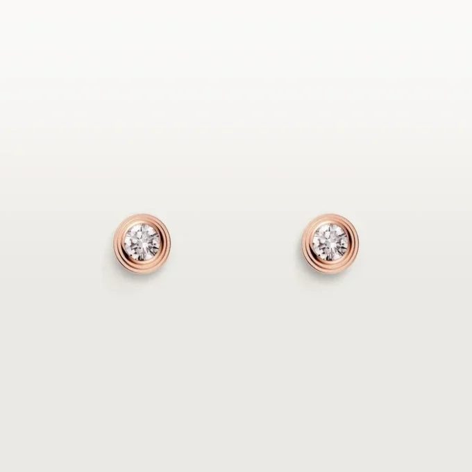 Diamants Legers örhängen – Roséguld, diamanter – Cartier Diamants Legers örhängen – Roséguld, diamanter – Cartier