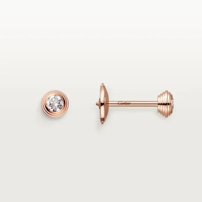Diamants Legers örhängen – Roséguld, diamanter – Cartier Diamants Legers örhängen – Roséguld, diamanter – Cartier