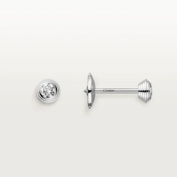 Diamants Legers örhängen – vitguld, diamanter – Cartier Diamants Legers örhängen – vitguld, diamanter – Cartier