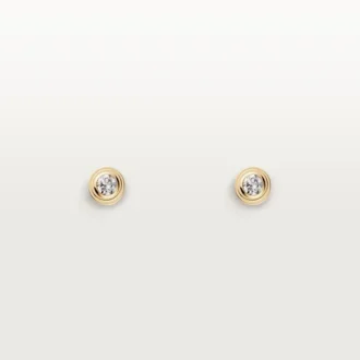 Diamants Legers Örhängen XS – Gult guld, diamanter – Cartier
