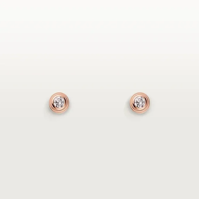 Diamants Legers Örhängen XS – Roséguld, Diamanter – Cartier Diamants Legers Örhängen XS – Roséguld, Diamanter – Cartier