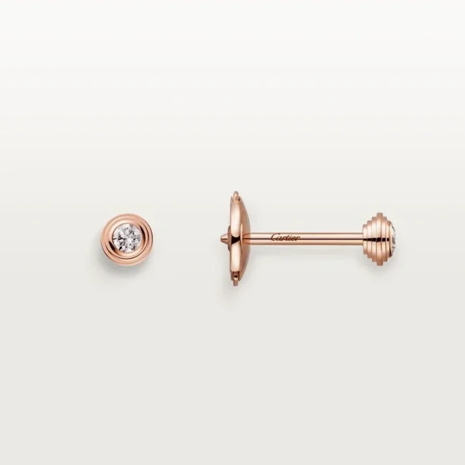 Diamants Legers Örhängen XS – Roséguld, Diamanter – Cartier Diamants Legers Örhängen XS – Roséguld, Diamanter – Cartier