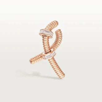 Ecrou De Cartier högerörhänge – roséguld, diamanter – Cartier