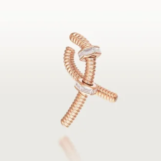 Ecrou De Cartier vänsterörhänge – roséguld, diamanter – Cartier