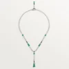 En Equilibre-halsband, smaragd, pavé En Equilibre-halsband, smaragd, pavé