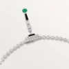 En Equilibre-halsband, smaragd, pavé En Equilibre-halsband, smaragd, pavé