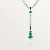 En Equilibre-halsband, smaragd, pavé En Equilibre-halsband, smaragd, pavé