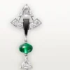 En Equilibre-örhängen, smaragd, pavé En Equilibre-örhängen, smaragd, pavé