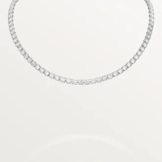 Lignes Essentielles-halsband, briljantslipade diamanter