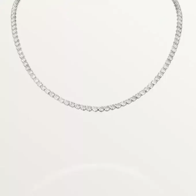 Essential Lines-halsband – platina, diamanter – Cartier Essential Lines-halsband – platina, diamanter – Cartier