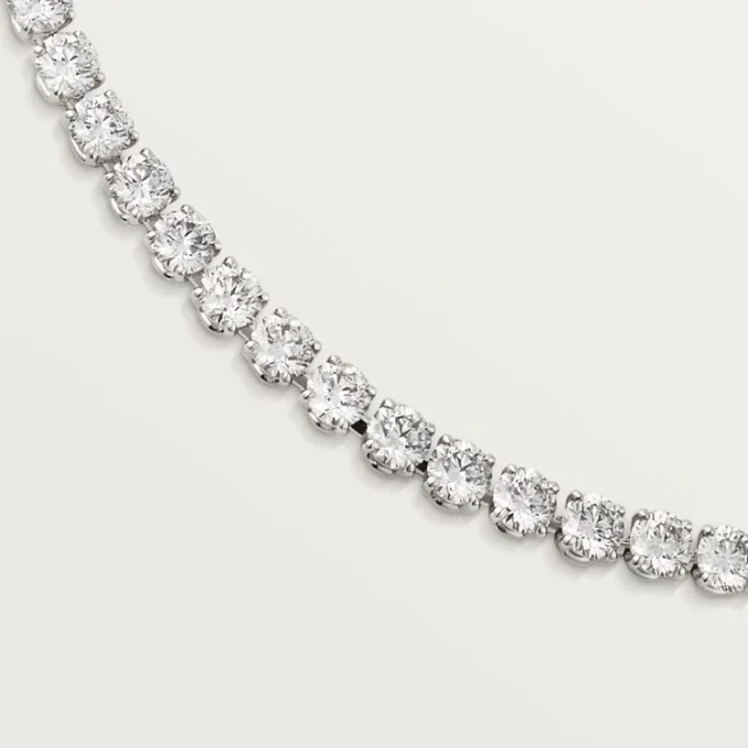 Essential Lines-halsband – platina, diamanter – Cartier Essential Lines-halsband – platina, diamanter – Cartier