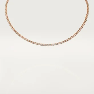 Essential Lines-halsband – Roséguld, diamanter – Cartier