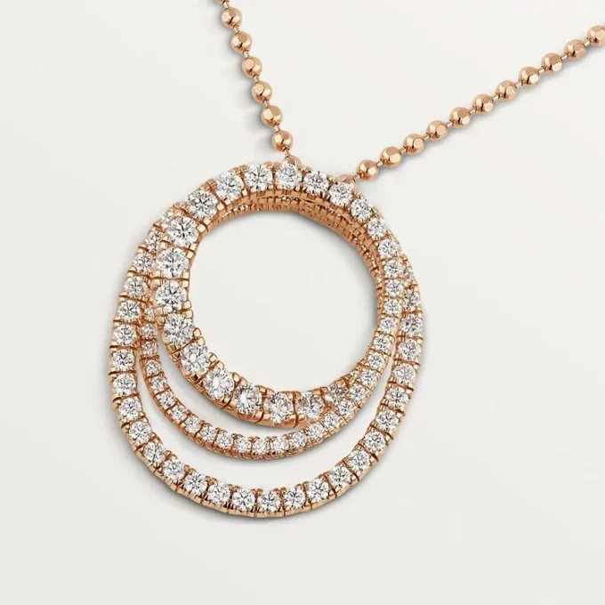 Etincelle De Cartier-halsband – Roséguld, diamanter – Cartier Etincelle De Cartier-halsband – Roséguld, diamanter – Cartier