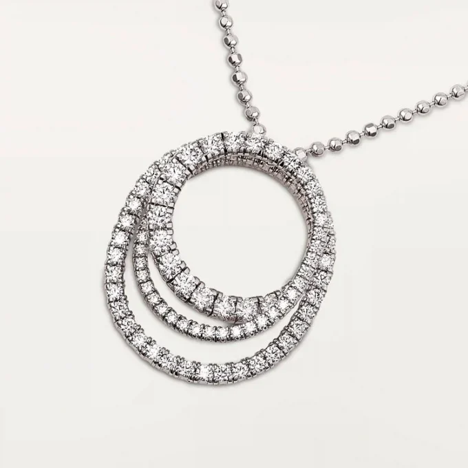 Etincelle De Cartier-halsband – vitguld, diamanter – Cartier Etincelle De Cartier-halsband – vitguld, diamanter – Cartier