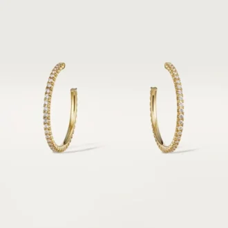 Etincelle De Cartier örhängen – gult guld, diamanter – Cartier