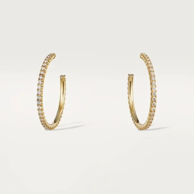Etincelle De Cartier örhängen – gult guld, diamanter – Cartier Etincelle De Cartier örhängen – gult guld, diamanter – Cartier