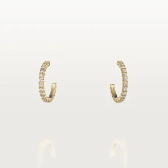 Etincelle De Cartier örhängen – gult guld, diamanter – Cartier