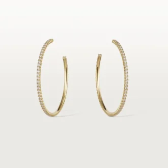 Etincelle De Cartier örhängen – gult guld, diamanter – Cartier