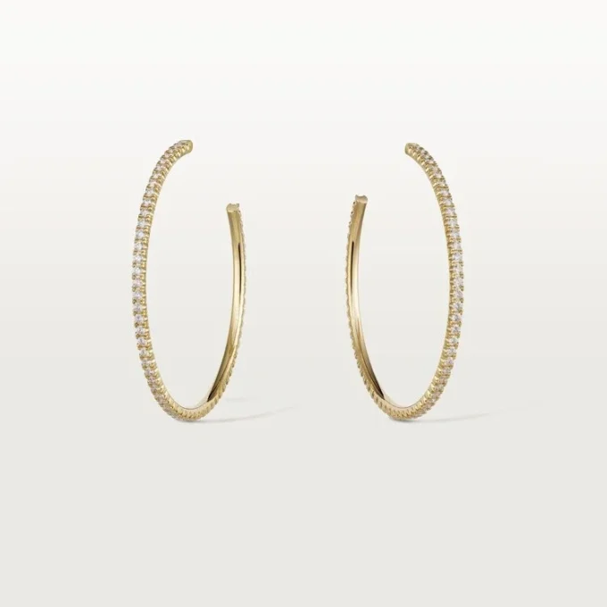 Etincelle De Cartier örhängen – gult guld, diamanter – Cartier Etincelle De Cartier örhängen – gult guld, diamanter – Cartier