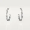 Etincelle De Cartier örhängen, liten modell – vitguld, diamanter – Cartier Etincelle De Cartier örhängen, liten modell – vitguld, diamanter – Cartier