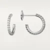 Etincelle De Cartier örhängen, liten modell – vitguld, diamanter – Cartier Etincelle De Cartier örhängen, liten modell – vitguld, diamanter – Cartier