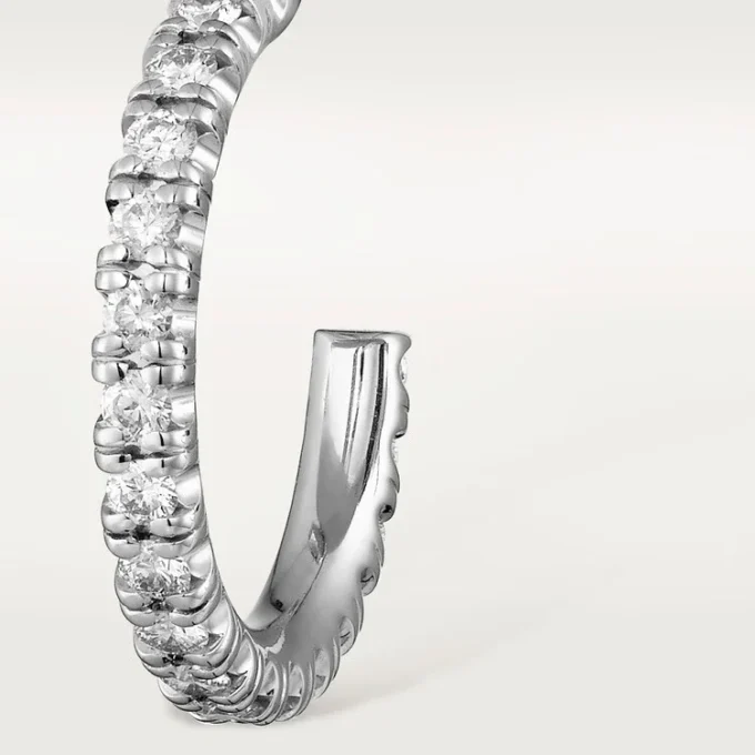 Etincelle De Cartier örhängen, liten modell – vitguld, diamanter – Cartier Etincelle De Cartier örhängen, liten modell – vitguld, diamanter – Cartier