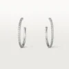 Etincelle De Cartier örhängen, medelstor modell – vitguld, diamanter – Cartier Etincelle De Cartier örhängen, medelstor modell – vitguld, diamanter – Cartier