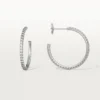 Etincelle De Cartier örhängen, medelstor modell – vitguld, diamanter – Cartier Etincelle De Cartier örhängen, medelstor modell – vitguld, diamanter – Cartier