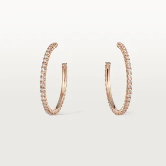 Etincelle De Cartier örhängen – rosa guld, diamanter – Cartier