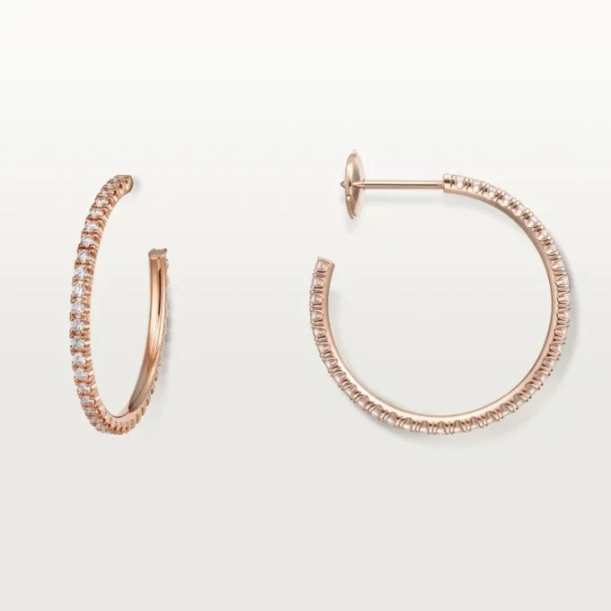Etincelle De Cartier örhängen – rosa guld, diamanter – Cartier Etincelle De Cartier örhängen – rosa guld, diamanter – Cartier