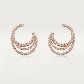 Etincelle De Cartier örhängen – Roséguld, diamanter – Cartier
