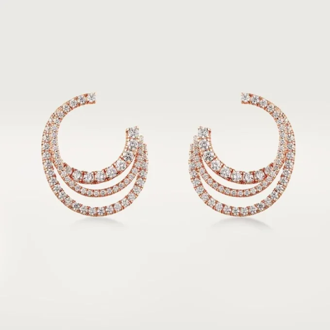 Etincelle De Cartier örhängen – Roséguld, diamanter – Cartier Etincelle De Cartier örhängen – Roséguld, diamanter – Cartier